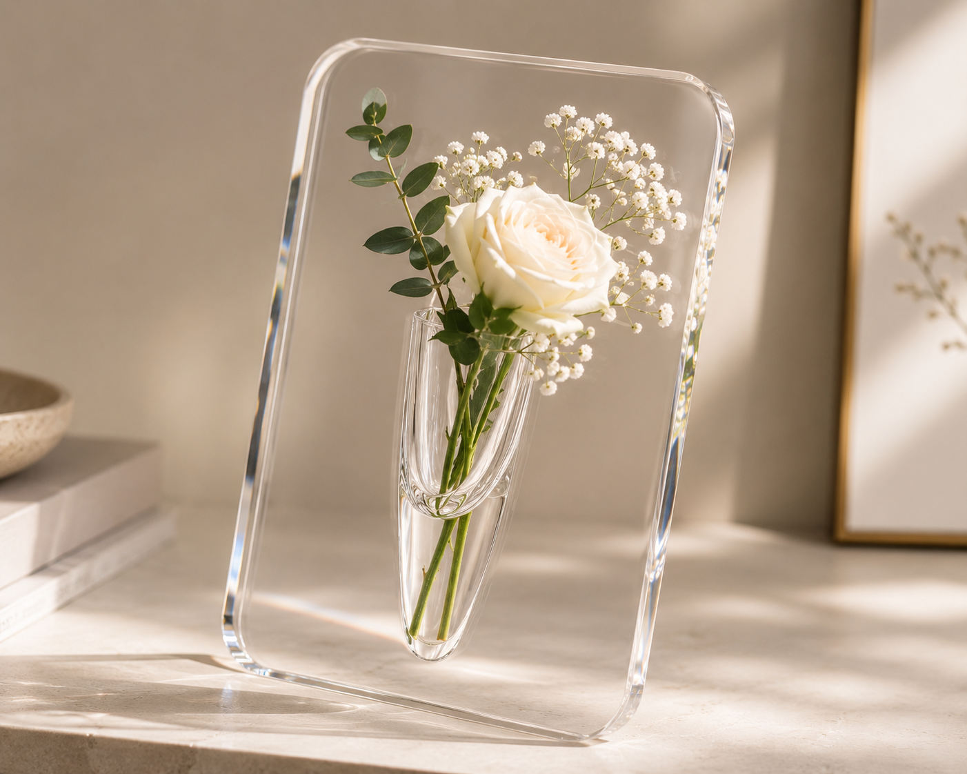 Transparent Frame Vase
